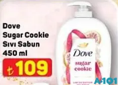 DOVE SUGAR COOKİE SIVI SABUN 450 ML fiyat ve kampanya bilgisi